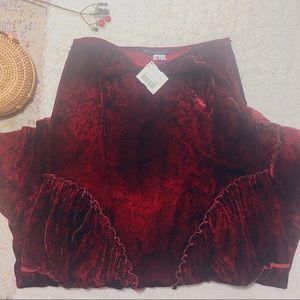 Peruvian Connection • NWT Victorian Velvet Skirt